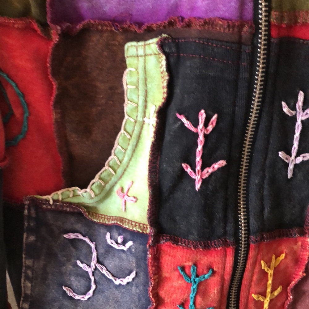 Rising International Multicolor Patchwork Women's… - image 2